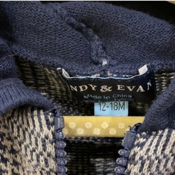 Andy & Evan zip up Sweater - Picture 2 of 2